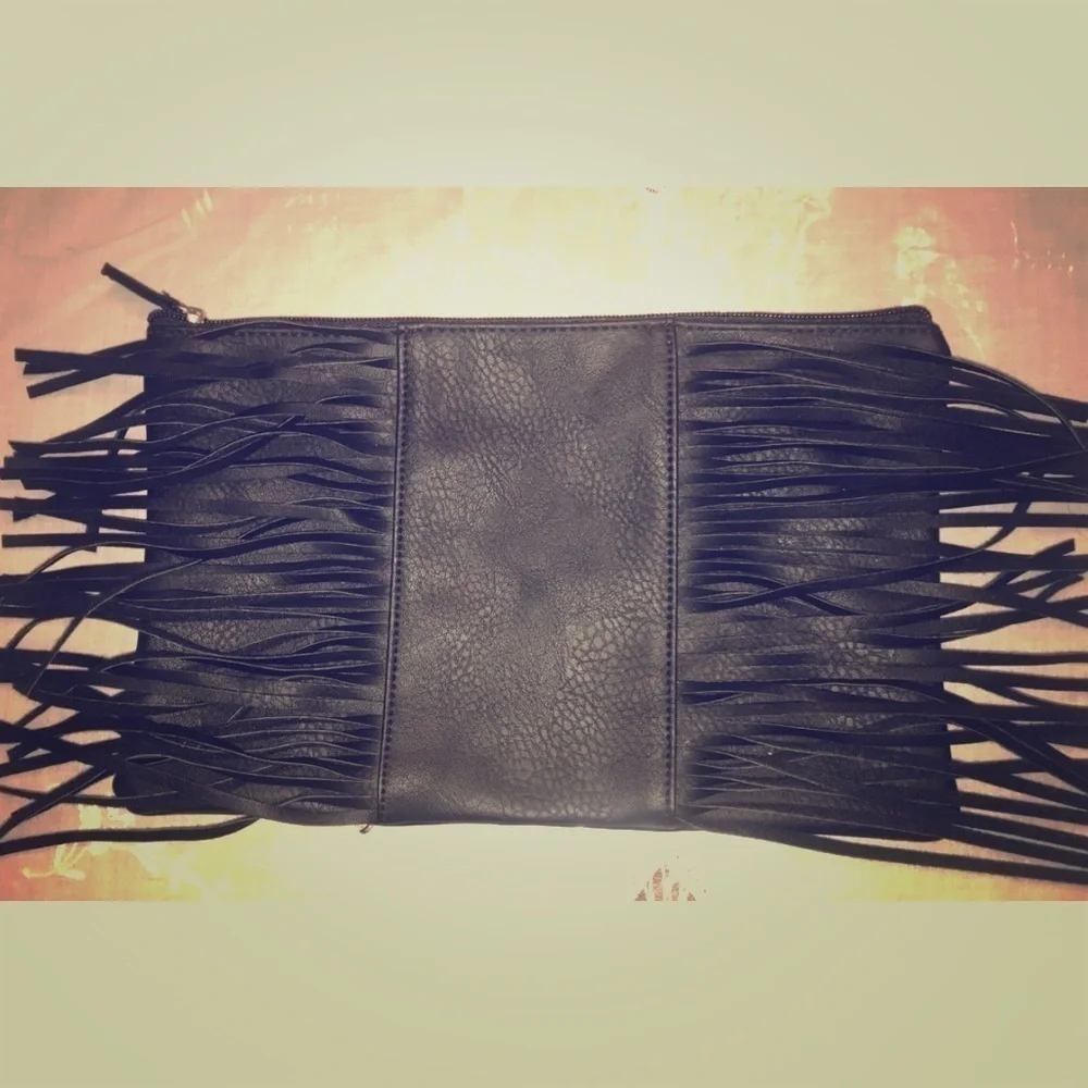 BLACK makeup bag / purse